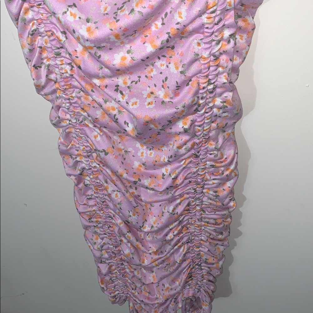 Haute Monde Floral Ruched Dress - Picture 4 of 4